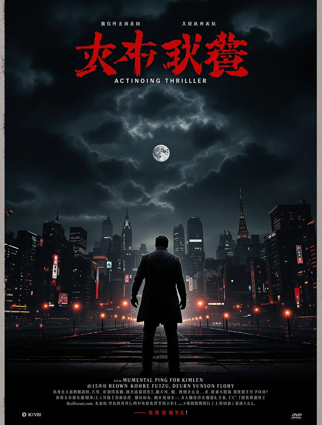 蓝莓影视出品悬疑刑侦作品《暗夜追凶》高清海报